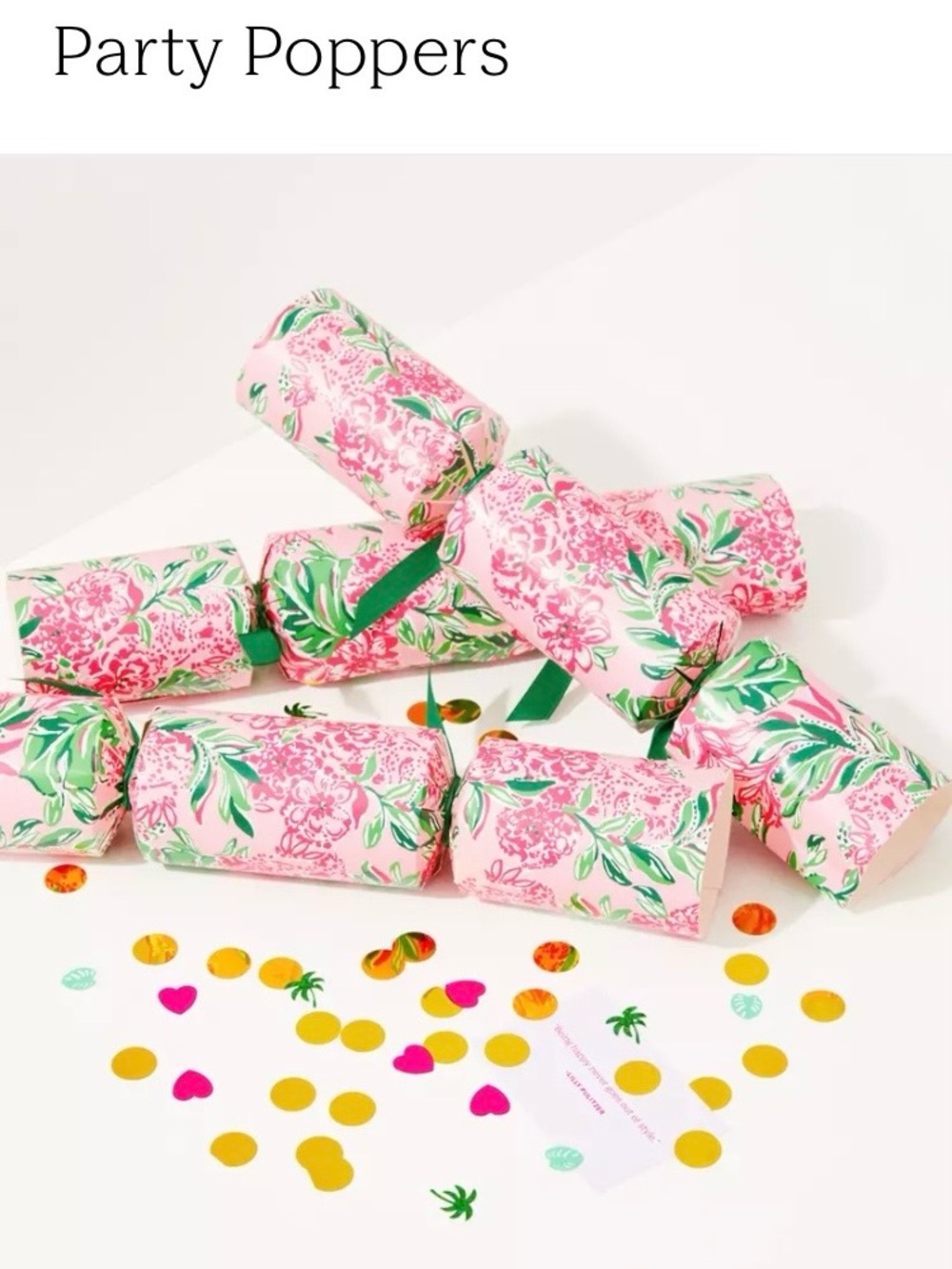 Lilly Pulitzer Party Poppers
